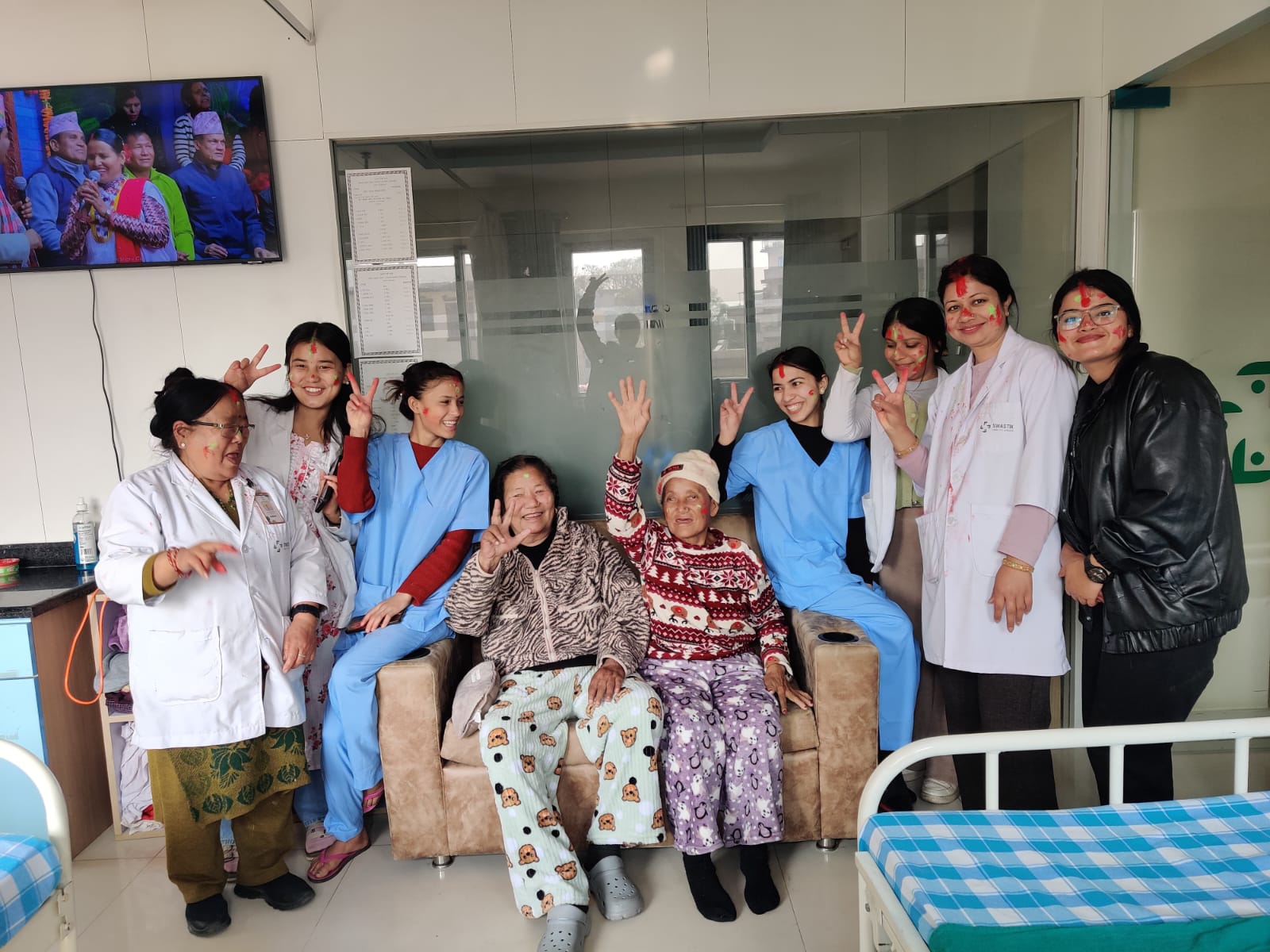 Caregiver training session